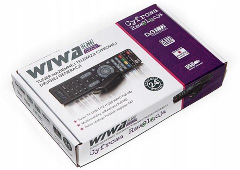 Tuner DVB-T/T2 WIWA H.265 MINI Tuner DVB-T/T2 WIWA H.265 MINI
