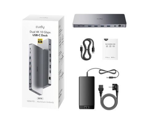 STACJA DOKUJĄCA CS700 2 X 4K UHD CUDY