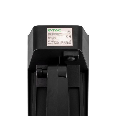 Oprawa ogrodowa 2w1 wbijana ścienna LED V-TAC solarna 1.3W IP65 VT-10183 3000K-4000K-6500K 100lm 3 Lata gwarancji