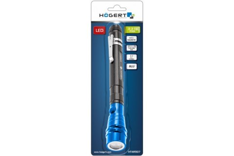 ELASTYCZNY TELESKOPOWY CHWYTAK MAGNETYCZNY Z LATARKĄ LED HOGERT ELASTYCZNY TELESKOPOWY CHWYTAK MAGNETYCZNY Z LATARKĄ LED HOGERT
