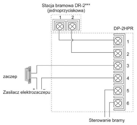 DOMOFON COMMAX DP-2HPR/DR-2GN; 3397