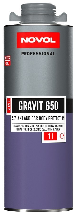 GRAVIT 650 MASA USZCZELNIAJĄCA + OCHRONA KAROSERII 2W1 SZARY NOVOL GRAVIT 650 MASA USZCZELNIAJĄCA + OCHRONA KAROSERII 2W1 SZARY NOVOL