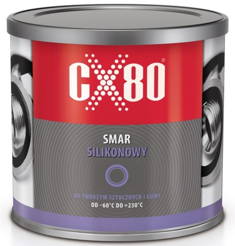 SMAR SILIKONOWY DO TWORZYW SZTUCZNYCH I GUM NSF H1 500G CX-80 SMAR SILIKONOWY DO TWORZYW SZTUCZNYCH I GUM NSF H1 500G CX-80