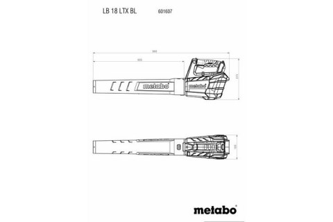 DMUCHAWA AKUMULATOROWA LB 18 LTX BL METABO DMUCHAWA AKUMULATOROWA LB 18 LTX BL METABO