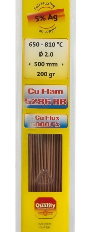LUT TWARDY CU FLAM RB 5286 CUP 5% AG - 500*2MM 200G CASTOLIN LUT TWARDY CU FLAM RB 5286 CUP 5% AG - 500*2MM 200G CASTOLIN