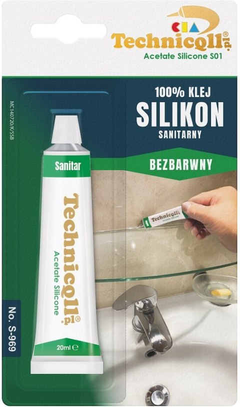 SILIKON SANITARNY BEZBARWNY 20ML SILIKON SANITARNY BEZBARWNY 20ML