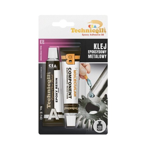 KLEJ EPOKSYDOWY METALOWY 2*20ML TECHNICQLL KLEJ EPOKSYDOWY METALOWY 2*20ML TECHNICQLL
