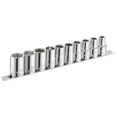 ZESTAW NASADEK 6-KĄTNYCH, 1/2'' NA SZYNIE, 10CZ, FACOM ZESTAW NASADEK 6-KĄTNYCH, 1/2'' NA SZYNIE, 10CZ, FACOM