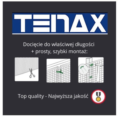 SIATKA PVC QUADRA 20 ZIELONA 0.5M*10MB OCZKO 20MM