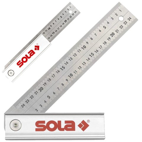 KĄTOWNIK NASTAWNY QUATTRO 250*170MM SOLA KĄTOWNIK NASTAWNY QUATTRO 250*170MM SOLA