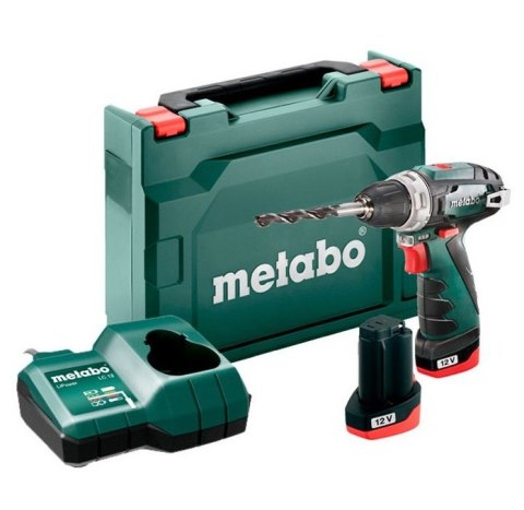 WIERTARKO-WKRĘTARKA AKUMULATOROWA 12V POWERMAXX BS 2*2.0AH METABO WIERTARKO-WKRĘTARKA AKUMULATOROWA 12V POWERMAXX BS 2*2.0AH METABO