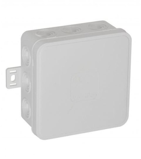 Puszka natynkowa pusta 12 wlotów VIPLAST V6 klik BIAŁA IP54 85x85x41mm 036-01 Puszka natynkowa pusta 12 wlotów VIPLAST V6 klik BIAŁA IP54 85x85x41mm 036-01