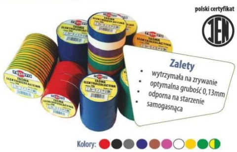 TAŚMA IZOLACYJNA REPERO 711E NIEBIESKA 19MMX20M TAŚMA IZOLACYJNA REPERO 711E NIEBIESKA 19MMX20M