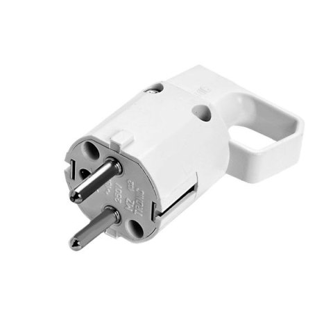 Wtyczka 325-01 z uchem, z uziemieniem "uni-schuko" 16A 250V IP20 BIAŁA VIPLAST 325-01 Wtyczka 325-01 z uchem, z uziemieniem "uni-schuko" 16A 250V IP20 BIAŁA VIPLAST 325-01