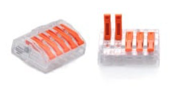 ZŁĄCZKA DO PRZEWODÓW ZATRZASKOWA 0,2-4,0mm2 PC-235 5GNIAZD (1szt.) ZŁĄCZKA DO PRZEWODÓW ZATRZASKOWA 0,2-4,0mm2 PC-235 5GNIAZD (1szt.)
