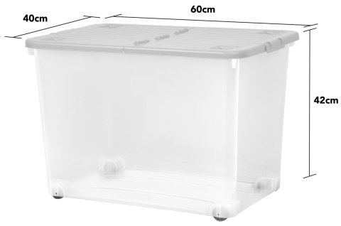 POJEMNIK DO PRZECHOWYWANIA NA KOŁACH WHAM 80L WHAM POJEMNIK DO PRZECHOWYWANIA NA KOŁACH WHAM 80L WHAM