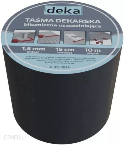 TAŚMA USZCZELNIAJĄCA DEKARSKA ALUBUTYL 15CM*10MB ANTRACYT DEKA TAŚMA USZCZELNIAJĄCA DEKARSKA ALUBUTYL 15CM*10MB ANTRACYT DEKA