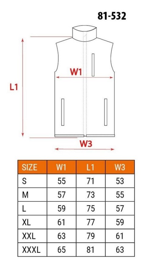 BEZRĘKAWNIK ROBOCZY SOFTSHELL ROZMIAR M BEZRĘKAWNIK ROBOCZY SOFTSHELL ROZMIAR M