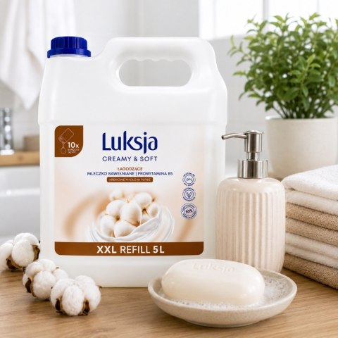 LUKSJA MYDŁO W PŁYNIE ZAPAS 5L COTTON