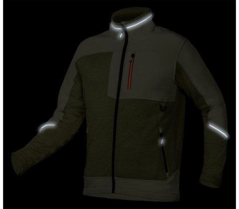 BLUZA SOFTSHELL OUTDOOR ZIELONA ROZMIAR L BLUZA SOFTSHELL OUTDOOR ZIELONA ROZMIAR L
