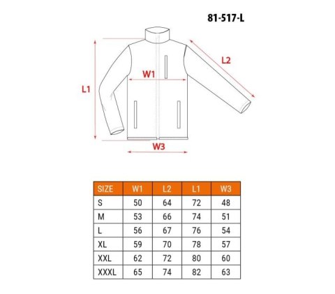 BLUZA SOFTSHELL OUTDOOR ZIELONA ROZMIAR L BLUZA SOFTSHELL OUTDOOR ZIELONA ROZMIAR L