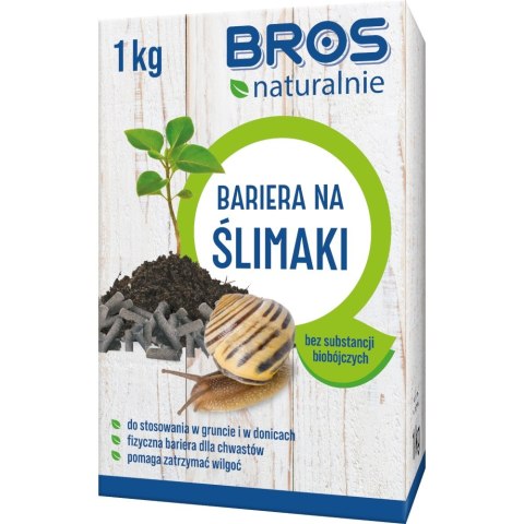 BROS NATURALNIE BARIERA NA ŚLIMAKI 1KG BROS BROS NATURALNIE BARIERA NA ŚLIMAKI 1KG BROS