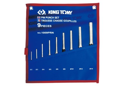 ZESTAW WYBIJAKÓW IGŁOWYCH 9CZ.2-14MM ETUI Z MATERIAŁU ZESTAW WYBIJAKÓW IGŁOWYCH 9CZ.2-14MM ETUI Z MATERIAŁU