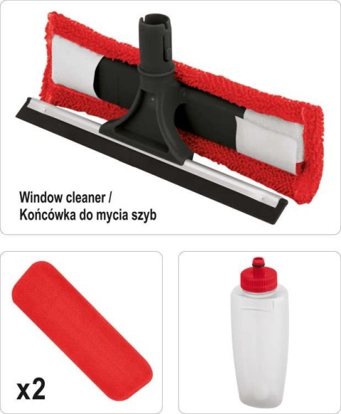 MOP ZE SPRYSKIWACZEM Z MYJKĄ DO OKIEN LUND MOP ZE SPRYSKIWACZEM Z MYJKĄ DO OKIEN LUND