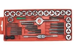 Zestaw gwintowników metrycznych kalibrownik 40 szt M3-M12 1/8 NPT BEAST