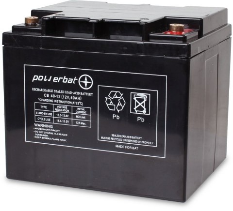 Akumulator PowerBat AGM 12V 40Ah Akumulator PowerBat AGM 12V 40Ah