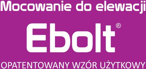 Kołek do mocowania na elewacji Ebolt 12*300 mm z gwintem wewnętrznym M5 Kołek do mocowania na elewacji Ebolt 12*300 mm z gwintem wewnętrznym M5