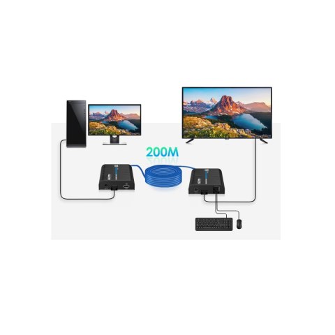 EXTENDER HDMI+USB-EX-120-4K-PRO EXTENDER HDMI+USB-EX-120-4K-PRO