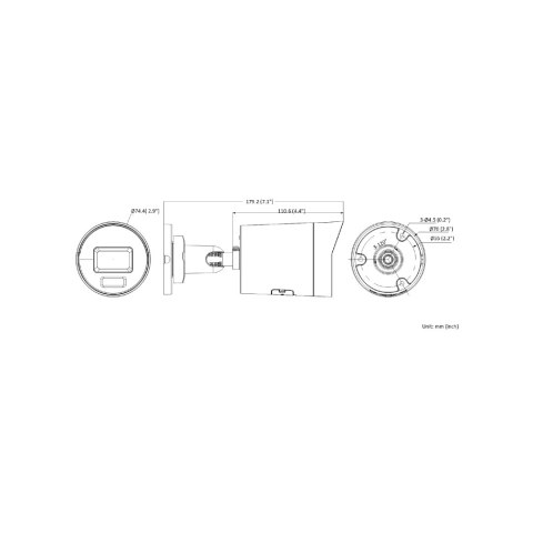 KAMERA IP DS-2CD2086G2H-IU(2.8MM)(EF)BLACK AcuSense - 8.3 Mpx 4K UHD Hikvision