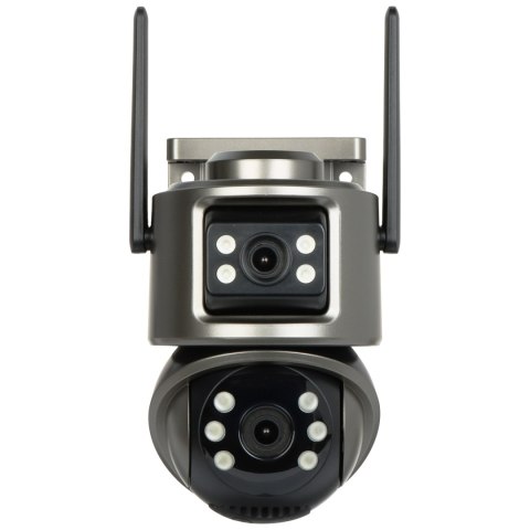 KAMERA IP OBROTOWA ZEWNĘTRZNA ICSEE-W62SD-2 Wi-Fi Full-Color 2 X 3 Mpx 2 X 3.6 mm KAMERA IP OBROTOWA ZEWNĘTRZNA ICSEE-W62SD-2 Wi-Fi Full-Color 2 X 3 Mpx 2 X 3.6 mm