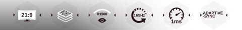 MONITOR GAMINGOWY LM34-E330C 34 " DAHUA