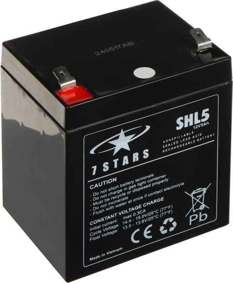 AKUMULATOR 12V/5AH-7STARS AKUMULATOR 12V/5AH-7STARS