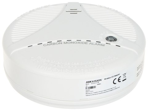 BEZPRZEWODOWA CZUJKA TLENKU WĘGLA (CZADU) AX PRO DS-PDCO-E-WE Hikvision