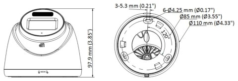 KAMERA AHD, HD-CVI, HD-TVI, PAL DS-2CE78D0T-LFS(2.8MM) Smart Hybrid Light - 1080p Hikvision