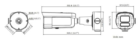 KAMERA WANDALOODPORNA IP DS-2CD2623G2-LIZS2U(2.8-12MM) Smart Hybrid Light AcuSense - 1080p - MOTOZOOM Hikvision