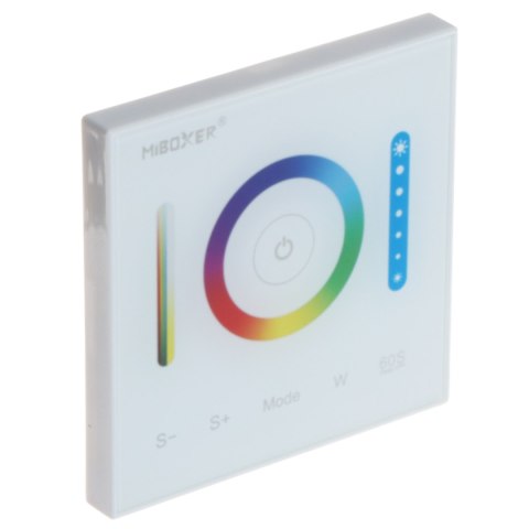 ŚCIENNY STEROWNIK OŚWIETLENIA LED P3 2.4 GHz, RGBCCT (RGBWW) 12 ... 24 V DC MiBOXER ŚCIENNY STEROWNIK OŚWIETLENIA LED P3 2.4 GHz, RGBCCT (RGBWW) 12 ... 24 V DC MiBOXER