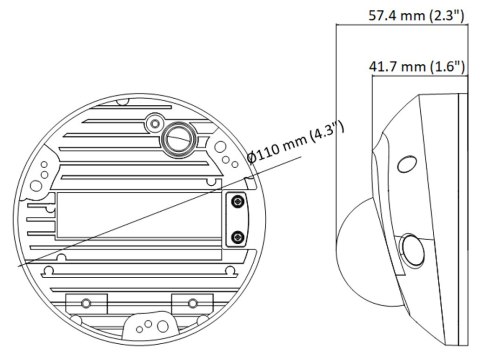 KAMERA WANDALOODPORNA IP DS-2CD2543G2-IWS(2.8MM) AcuSense - 4 Mpx Hikvision