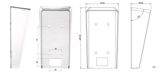 NATYNKOWA OSŁONA PRZECIWDESZCZOWA DS-KABV6113-RS/SURFACE Hikvision
