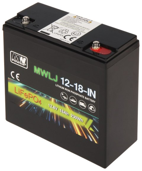 AKUMULATOR 12.8V/18AH/LIFEPO4-MWLJ MW Power AKUMULATOR 12.8V/18AH/LIFEPO4-MWLJ MW Power