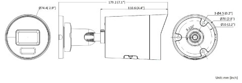 KAMERA IP DS-2CD2046G2H-IU(2.8MM)(EF) AcuSense - 4 Mpx Hikvision