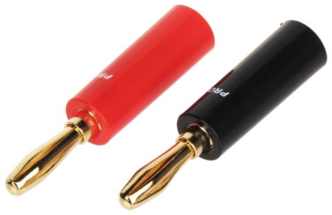 PARA WTYKÓW BANANOWYCH BAN-PLUG-V2 CZERWONY + CZARNY PROLINK PARA WTYKÓW BANANOWYCH BAN-PLUG-V2 CZERWONY + CZARNY PROLINK