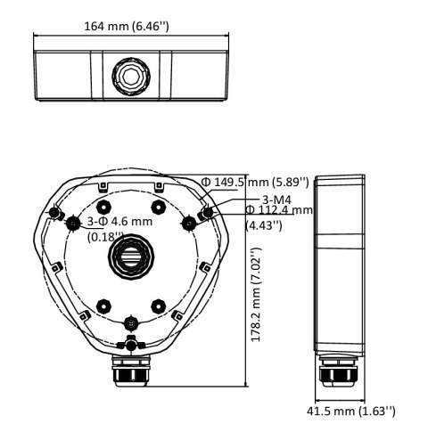UCHWYT KAMERY DS-1280ZJ-DM25 Hikvision UCHWYT KAMERY DS-1280ZJ-DM25 Hikvision
