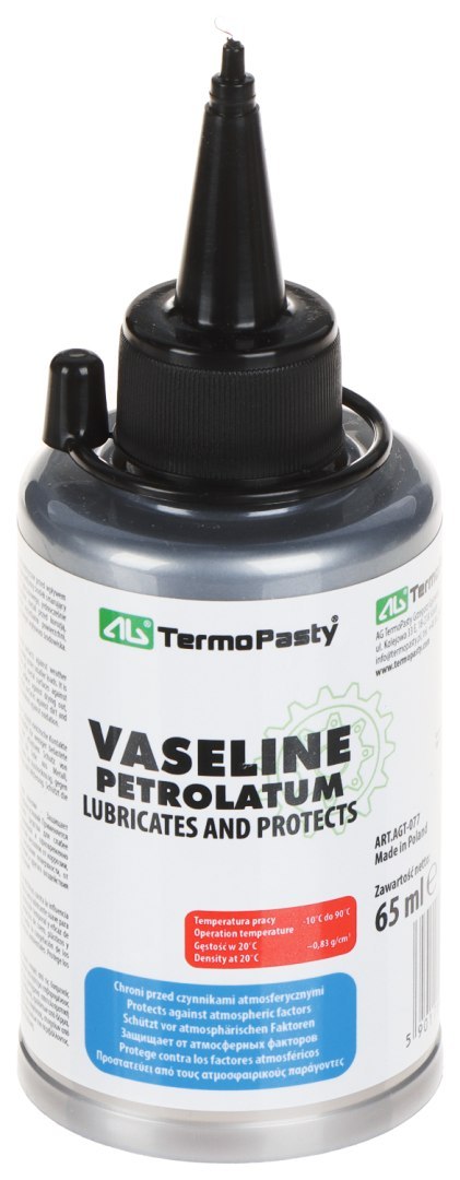 WAZELINA TECHNICZNA VASELINE-PETROLATUM/65 WYCISKARKA 65 ml AG TERMOPASTY WAZELINA TECHNICZNA VASELINE-PETROLATUM/65 WYCISKARKA 65 ml AG TERMOPASTY