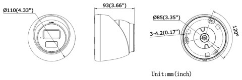 KAMERA IP DS-2CD1347G2H-LIU(2.8MM)PL Smart Hybrid Light - 4 Mpx 2.8 mm Hikvision
