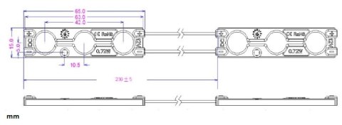 MODUŁ LED MW-MLD-2835-3NW-LENS-4000K MW Lighting