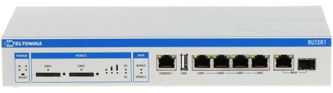 PUNKT DOSTĘPOWY 4G LTE +ROUTER RUTXR1 Dual SIM SFP Wi-Fi 5, 2.4 GHz, 5 GHz, 867 Mb/s Teltonika